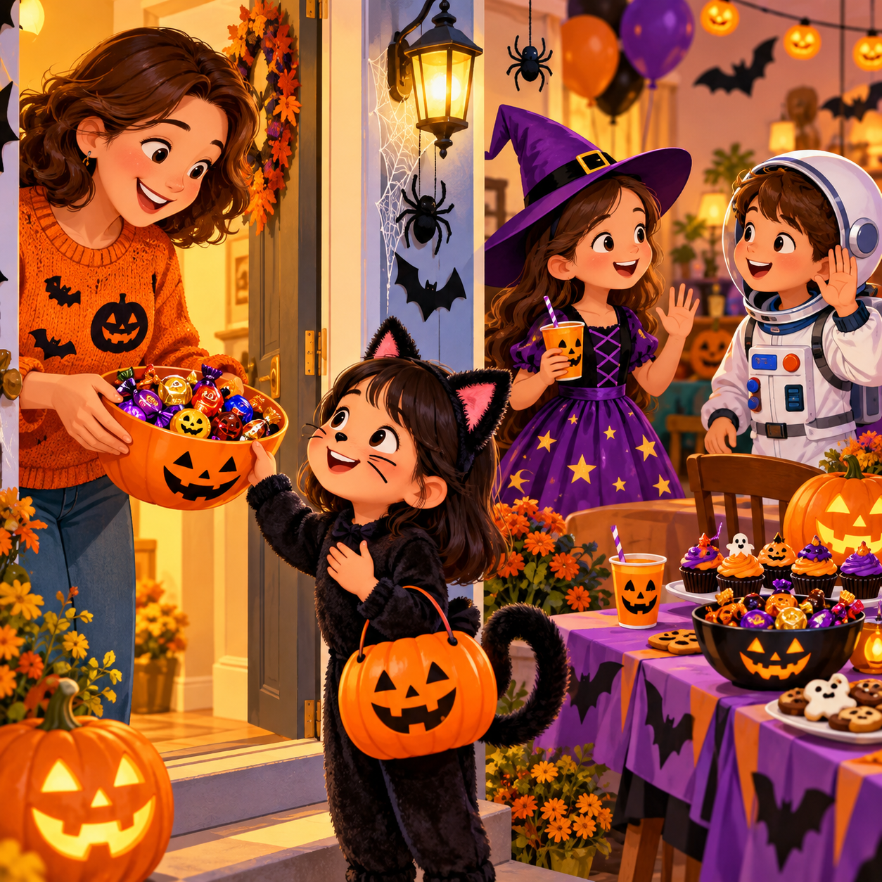 Español de Halloween para principiantes: qué decir en la puerta y en la fiesta