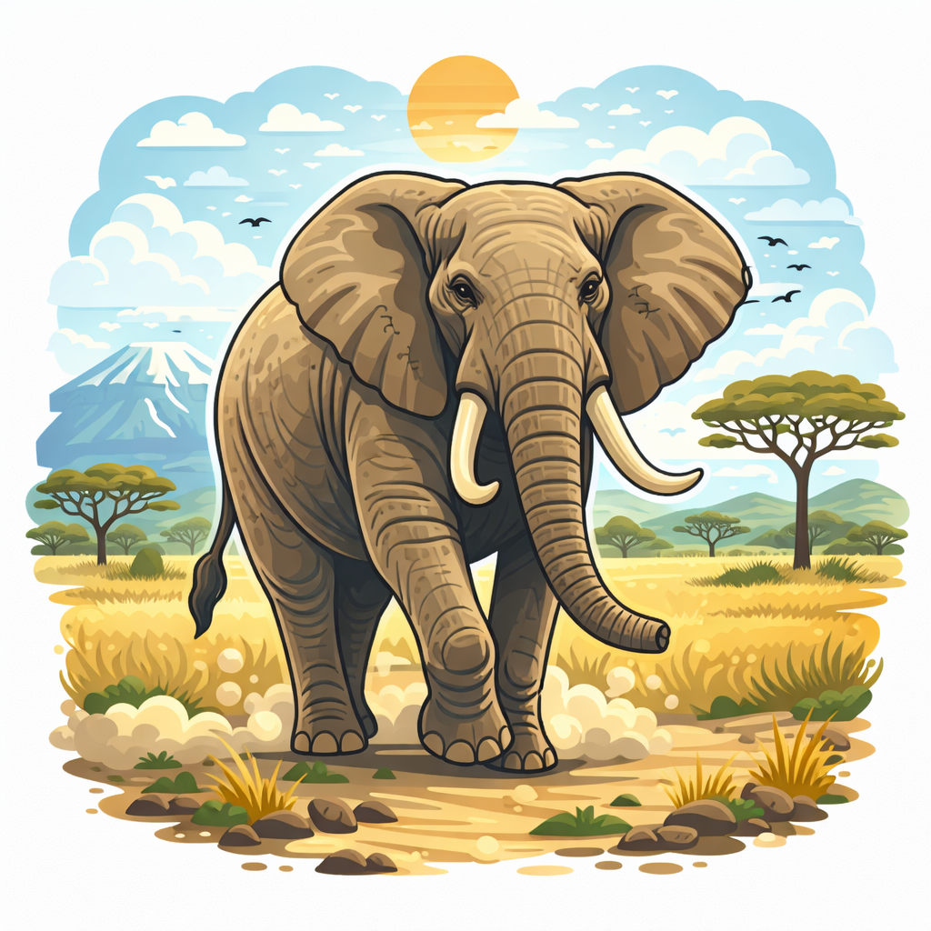 AFRICAN ELEPHANT: TITAN OF THE SAVANNAH