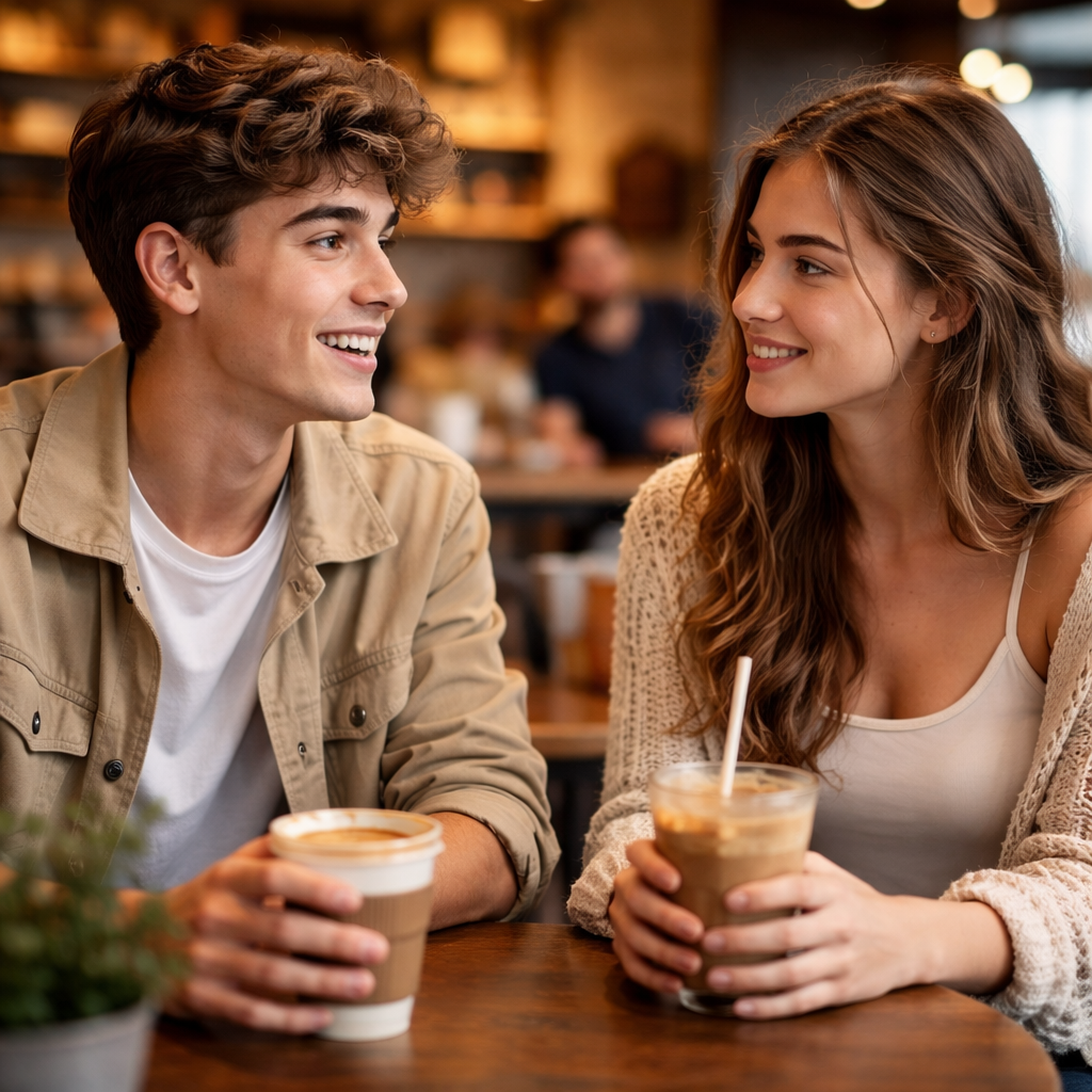 Meeting at the Coffee Shop: A New Beginning
