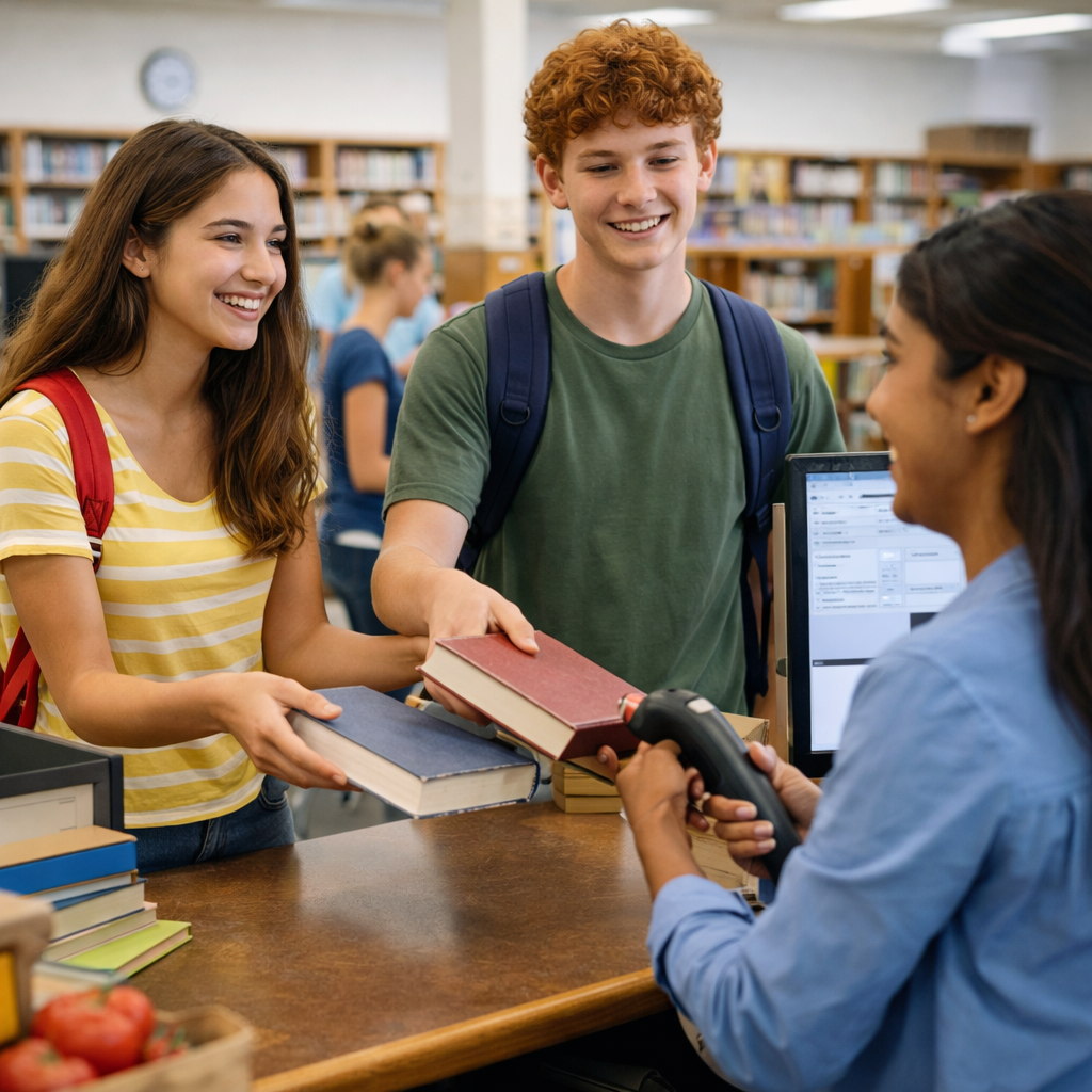 Discover How to Borrow Books Easily at the School Library!